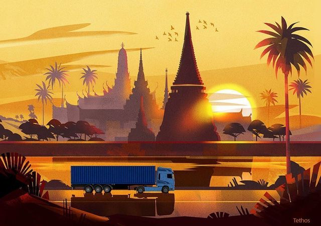 Яскраві ілюстрація життя, які створюють затишок - фото 245639