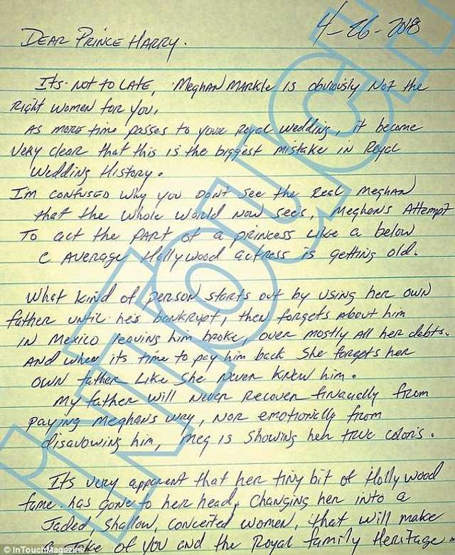 Брат Меган Маркл написав лист принцу Гаррі - фото 245029