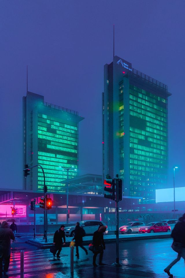 Фотограф показав особливу красу нічного Мілана: яскраві кадри - фото 258309