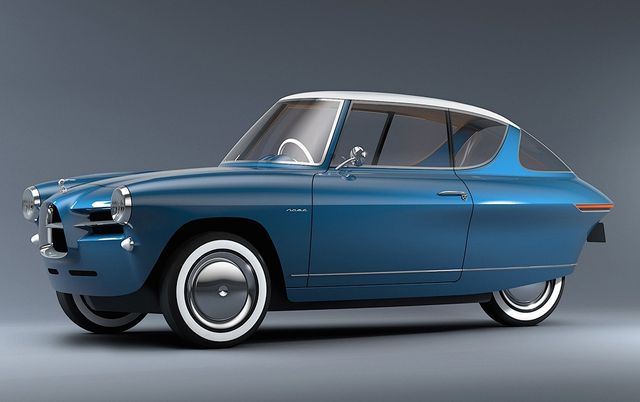 В Естонії створили вінтажний електромобіль на трьох колесах - фото 252762