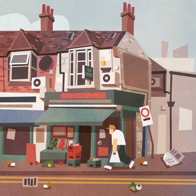 Ілюстратор показав будні Лондона у чарівних малюнках - фото 259113