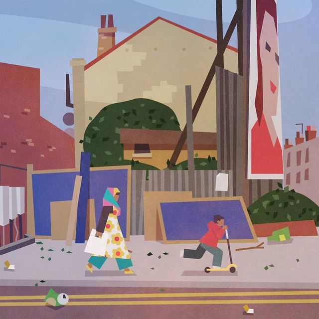 Ілюстратор показав будні Лондона у чарівних малюнках - фото 259114