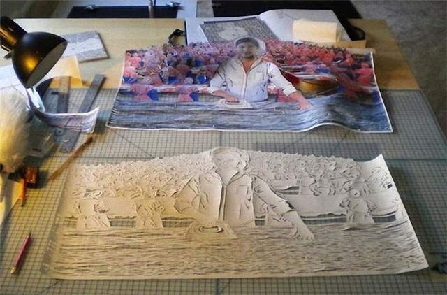 Художниця створює незвичайні картини з паперу- фото 259315