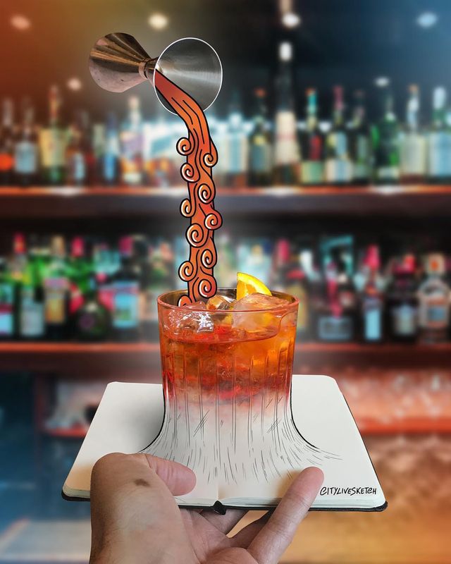 Художник поєднує реальність з малюнками: казкові фото - фото 258285