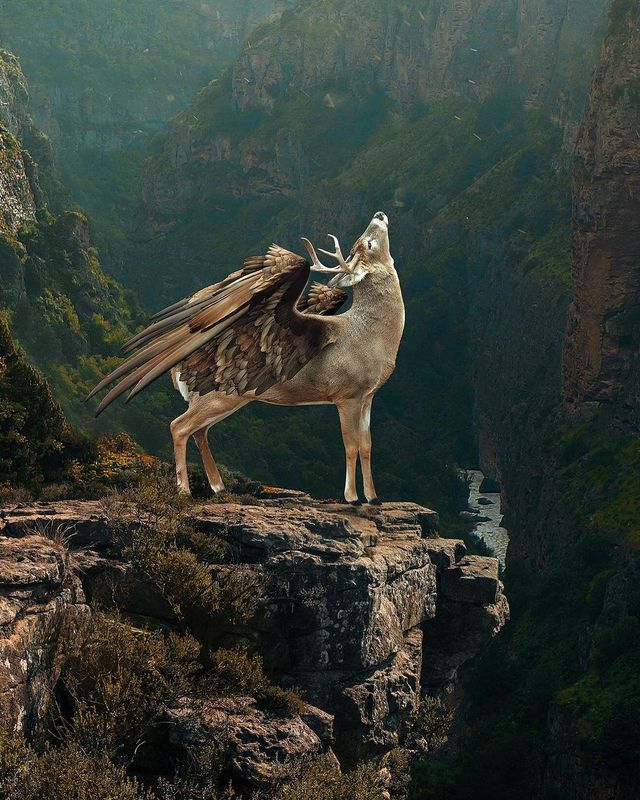 Фотоколажі талановитого художника, які змусять затримати погляд - фото 258953