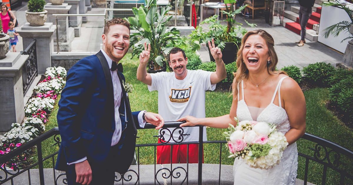 Адам Сендлер шокував молодят на їхньому весіллі