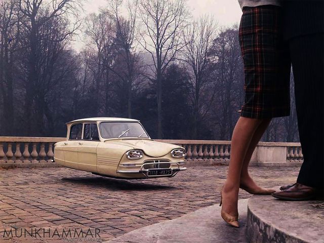 Художник перетворює старі авто у футуристичний транспорт - фото 252946