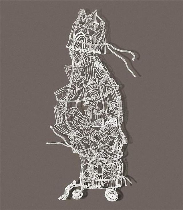 Художниця створює незвичайні картини з паперу- фото 259312