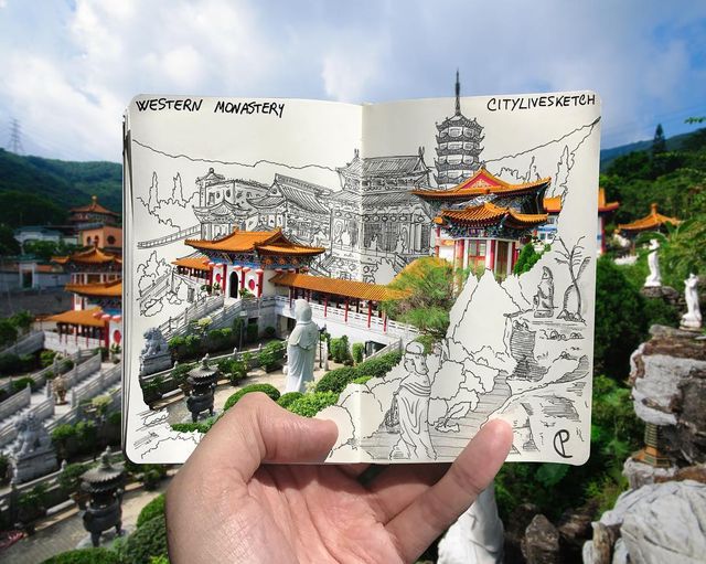 Художник поєднує реальність з малюнками: казкові фото - фото 258282