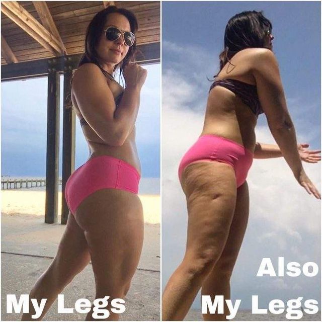 Дівчата з ідеальними формами показали, як виглядають у житті- фото 253912