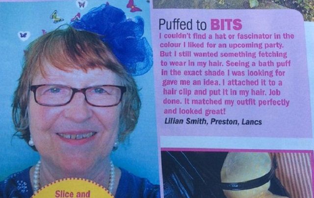 Британка оділа замість капелюха мочалку і стала популярною - фото 1