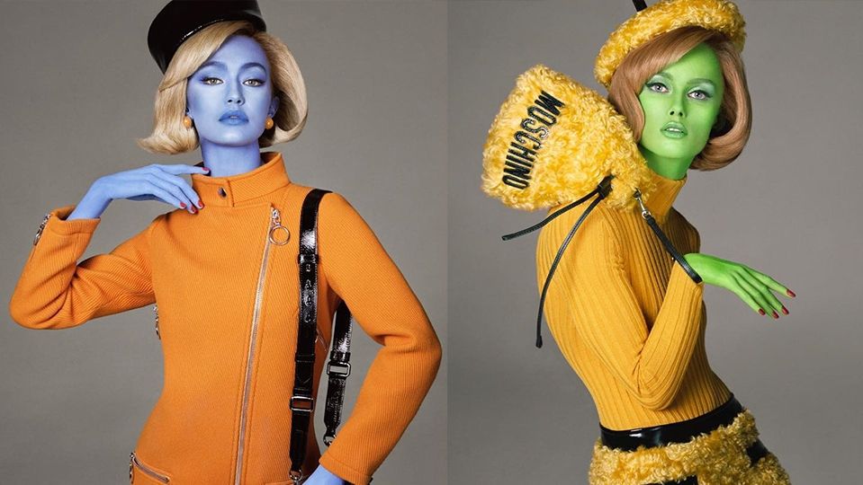 Джіджі Хадід і дочка Сінді Кроуфорд знялися у дивних образах для реклами Moschino