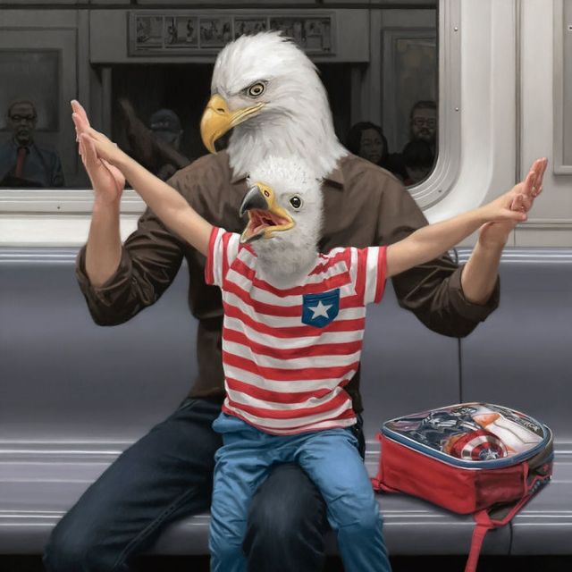 Художник показав 'дике' метро у Нью-Йорку: ефектні кадри - фото 255805