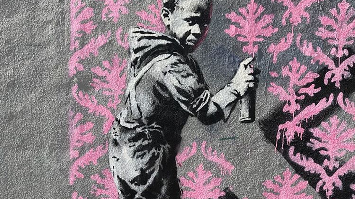 Британський художник Бенксі намалював шість нових графіті в Парижі - фото 1