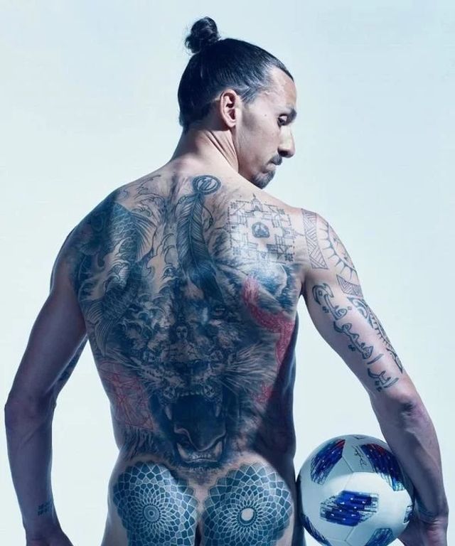 Ібрагімович похизувався тату на несподіваному місці - фото 258701