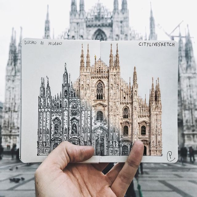 Художник поєднує реальність з малюнками: казкові фото - фото 258279