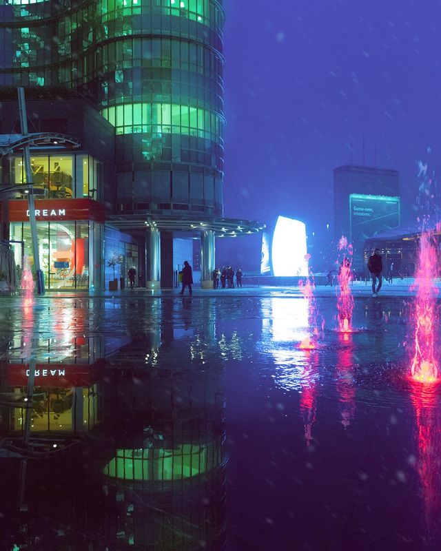 Фотограф показав особливу красу нічного Мілана: яскраві кадри - фото 258308