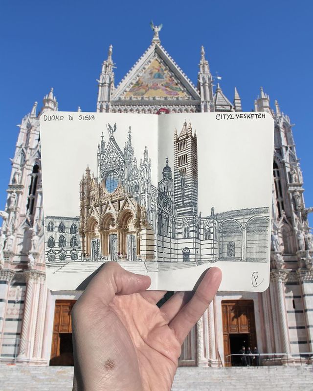 Художник поєднує реальність з малюнками: казкові фото - фото 258280