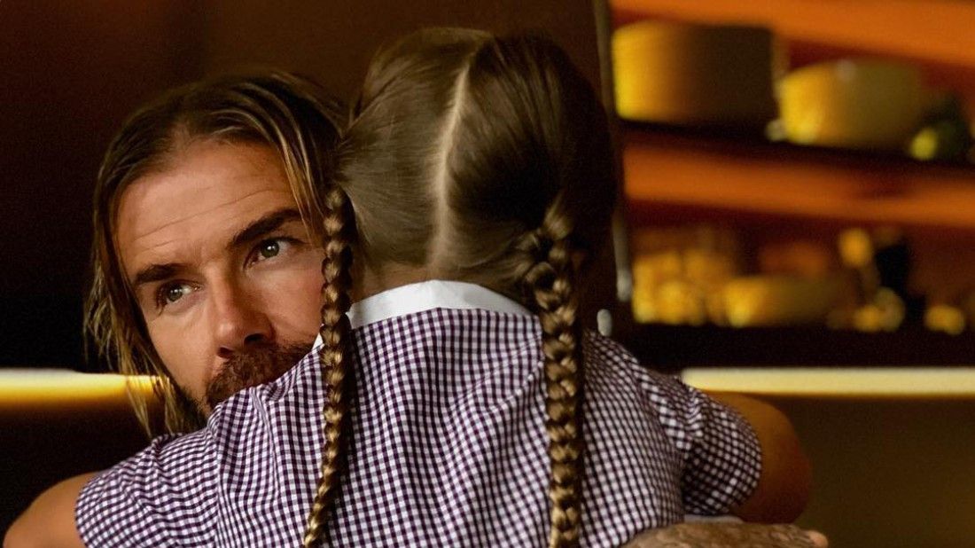 Донька Бекхема пожартувала над татусем