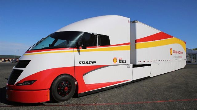 Аеродинамічний тягач Shell виявився вдвічі економніший за звичайні вантажівки - фото 254584