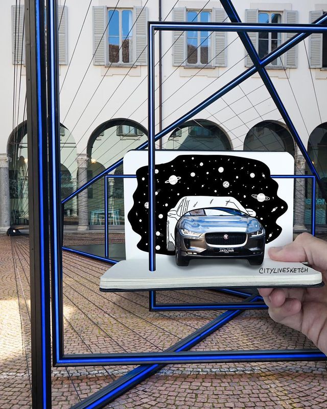 Художник поєднує реальність з малюнками: казкові фото - фото 258284