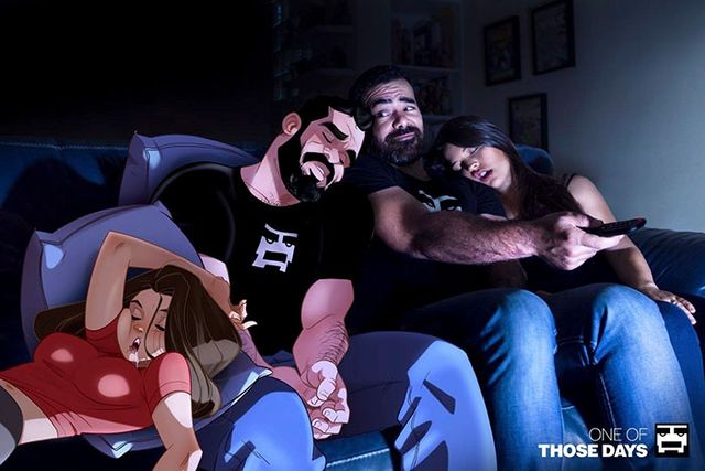 Щоденне життя у шлюбі у кумедних ілюстраціях - фото 256964