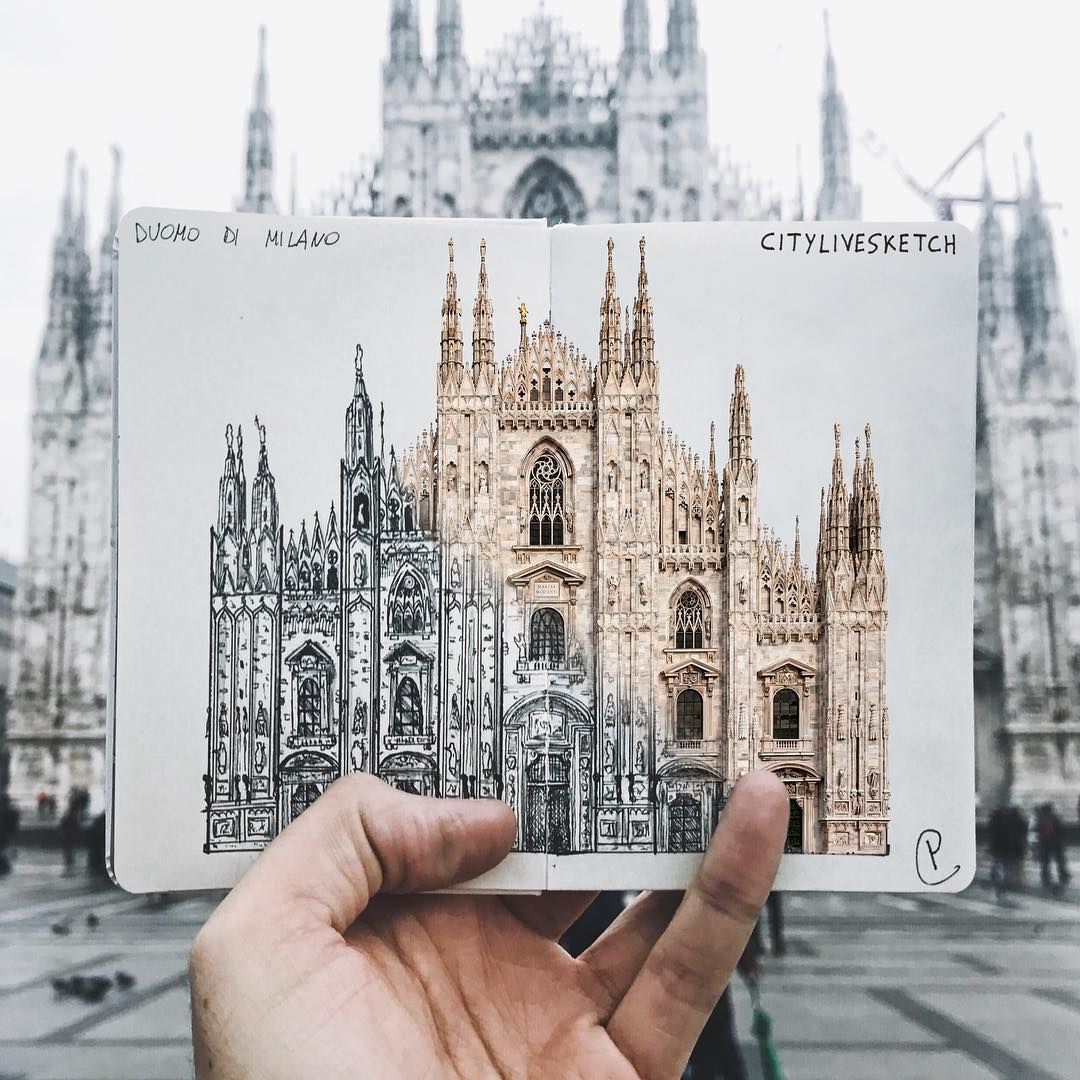 Художник поєднує реальність з малюнками: казкові фото