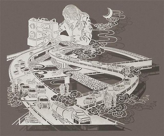 Художниця створює незвичайні картини з паперу- фото 259311