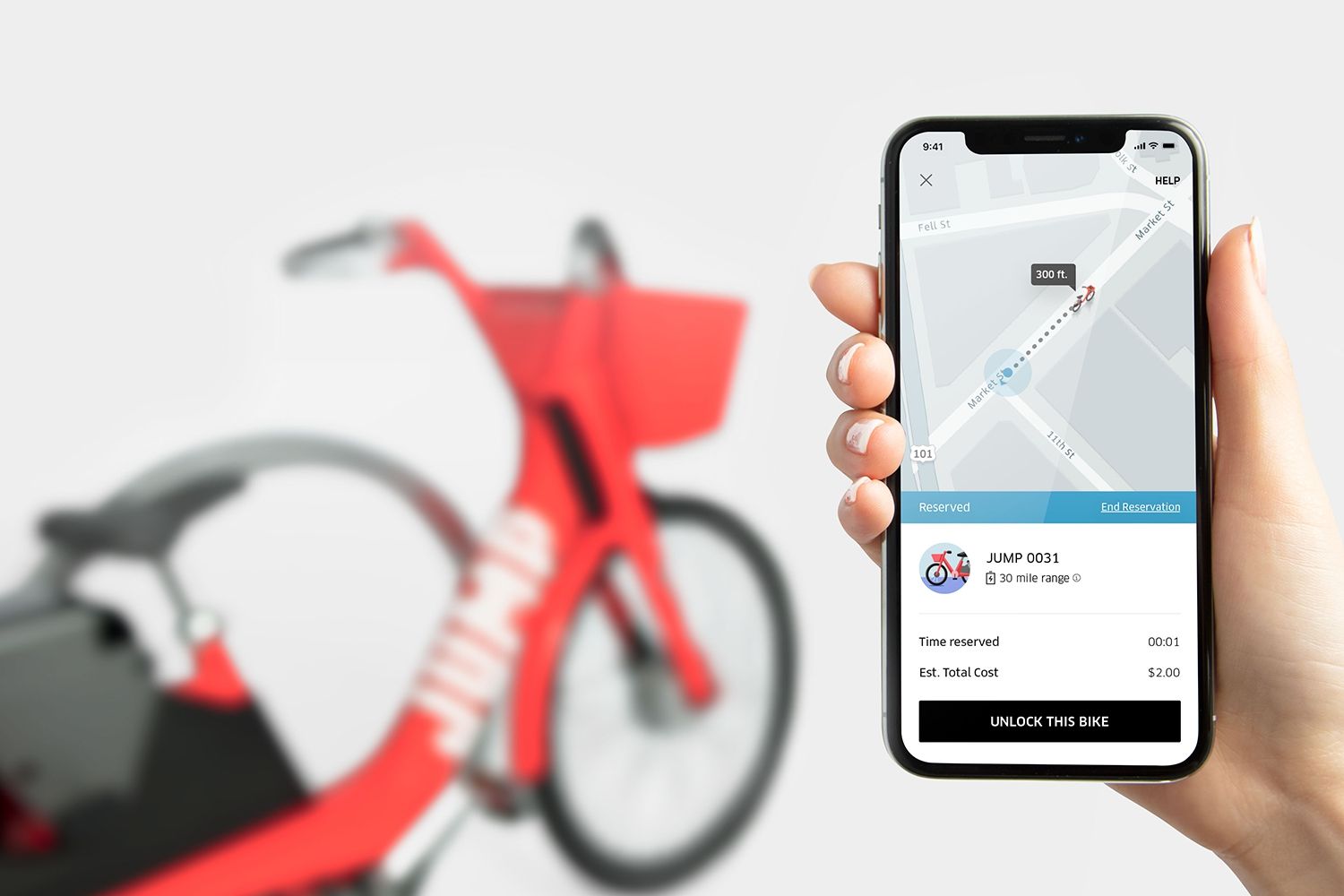 Uber запустить сервіс з прокату електровелосипедів JUMP в Європі