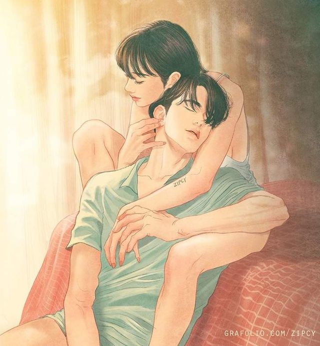 Художниця з Кореї показала, що таке справжнє кохання- фото 260937