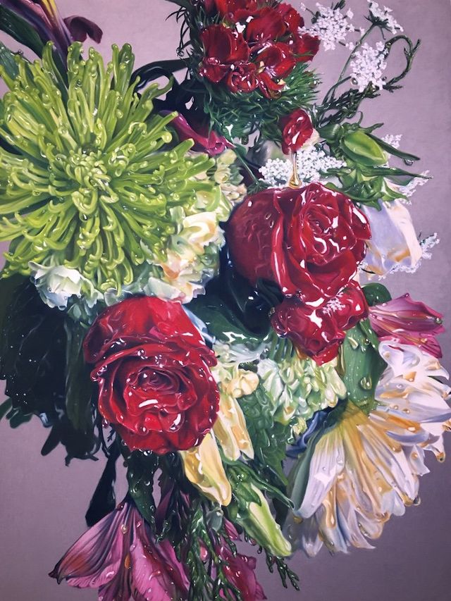Реалістичні квіти від американського художника - фото 260658