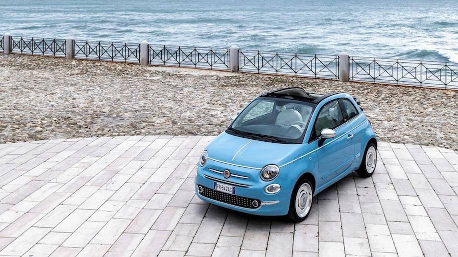 Fiat 500 перетворили на ідеальне пляжне авто з душем