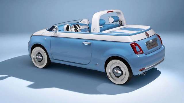 Fiat 500 перетворили на ідеальне пляжне авто з душем - фото 260625