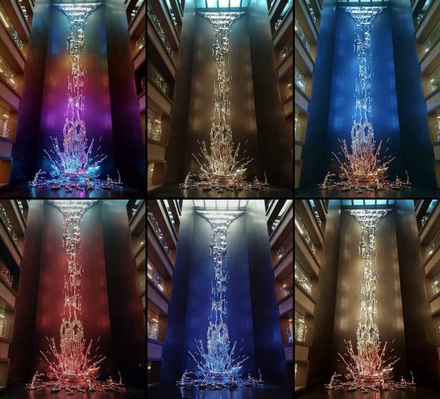 У Мадриді з'явився водоспад з рідкого металу- фото 265131