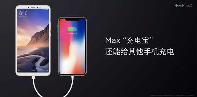 Xiaomi Mi Max 3 може заряджати інші смартфони - фото 263919
