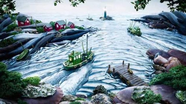 Фотограф створює з їжі неймовірні смачні пейзажі- фото 264001