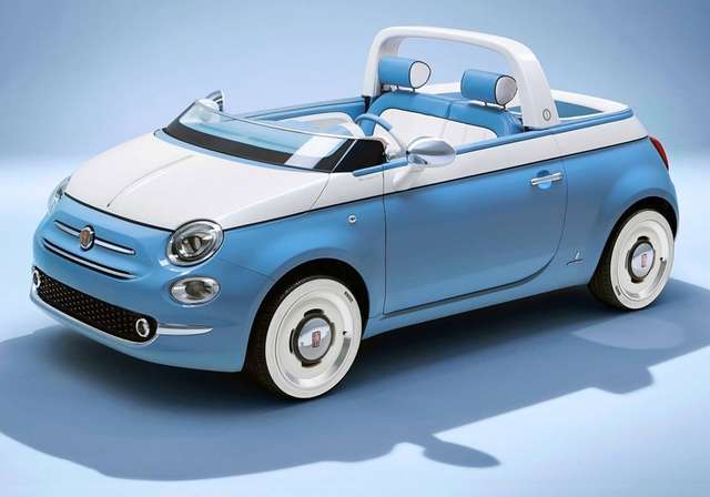 Fiat 500 перетворили на ідеальне пляжне авто з душем - фото 260631