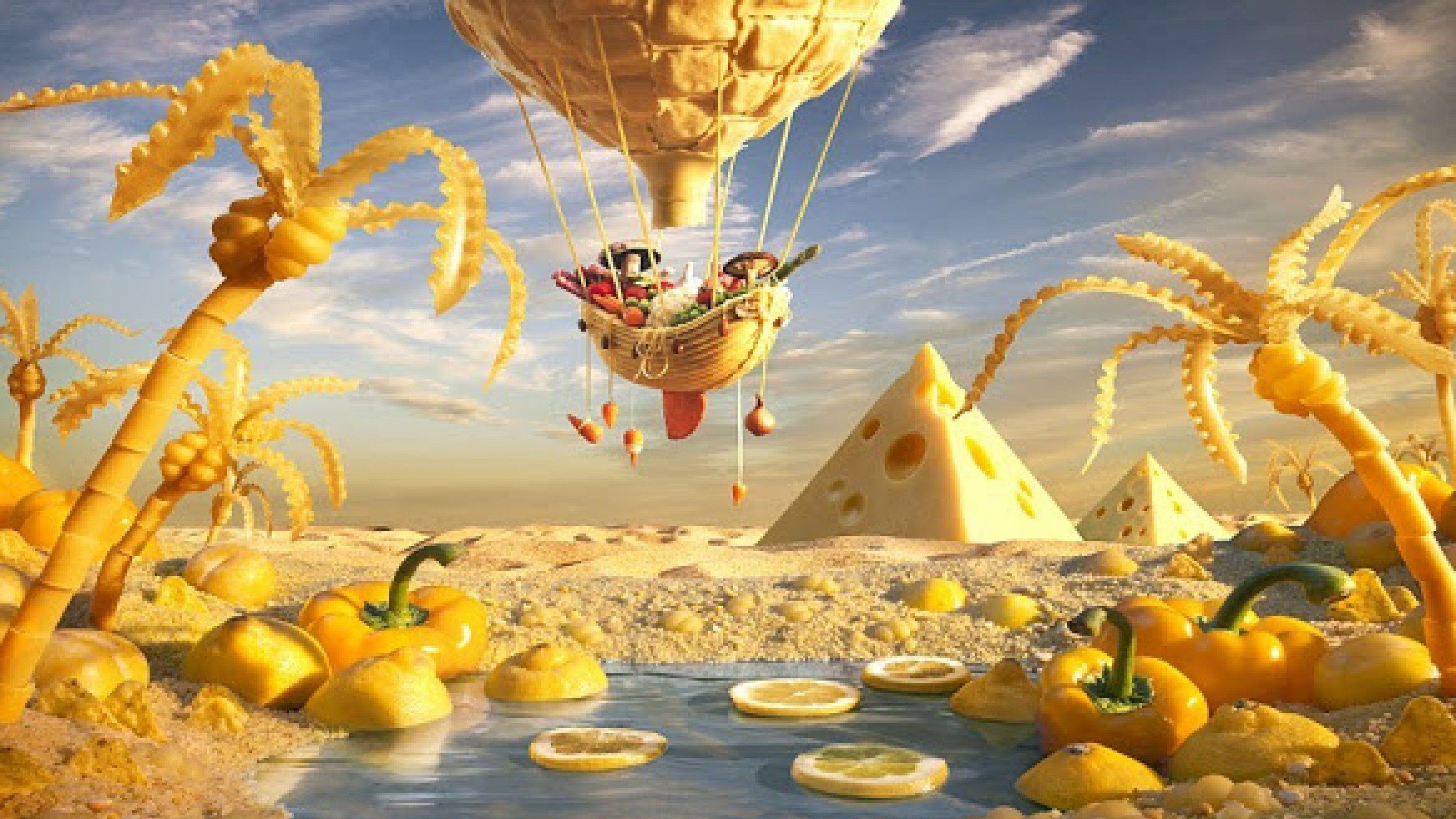 Карл створив безліч пейзажів з використанням продуктів - фото 1