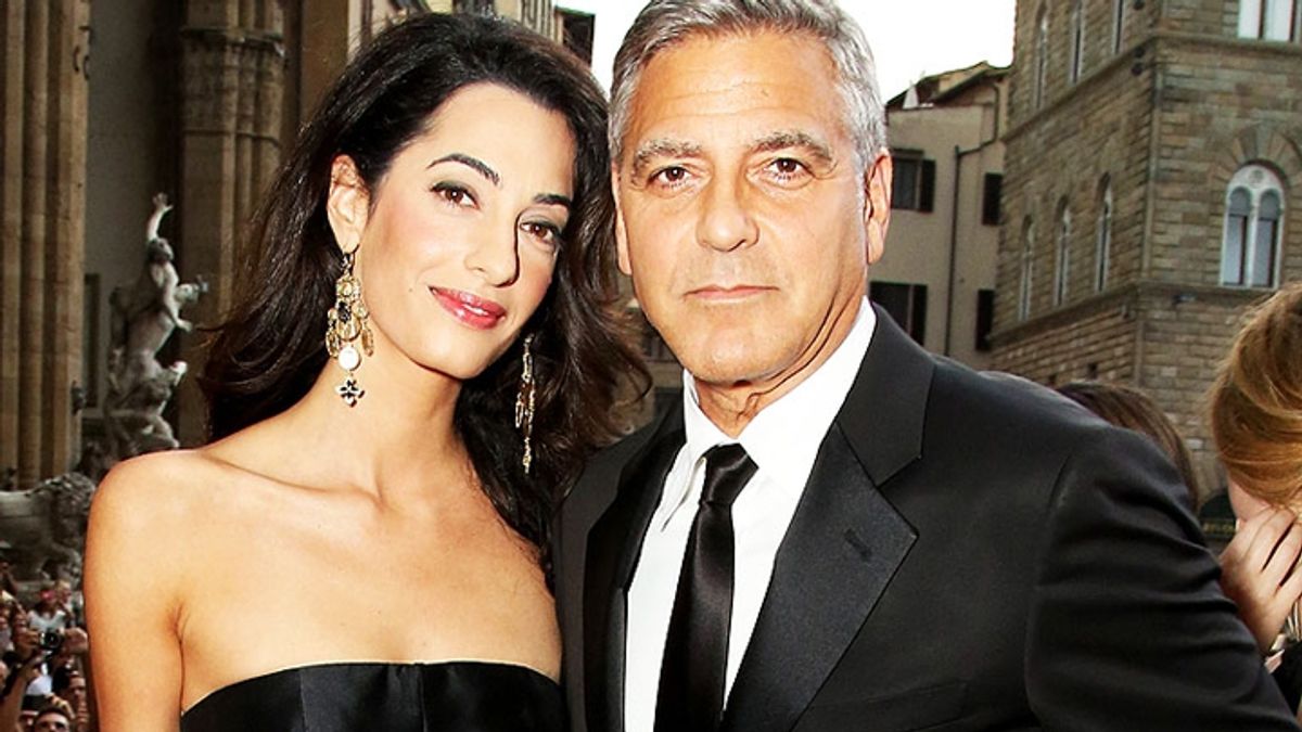 Джордж Клуні з дружиною Амаль - фото 1