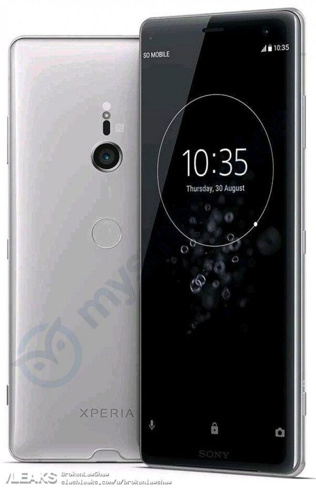 Рендер Sony Xperia XZ3 - фото 272364