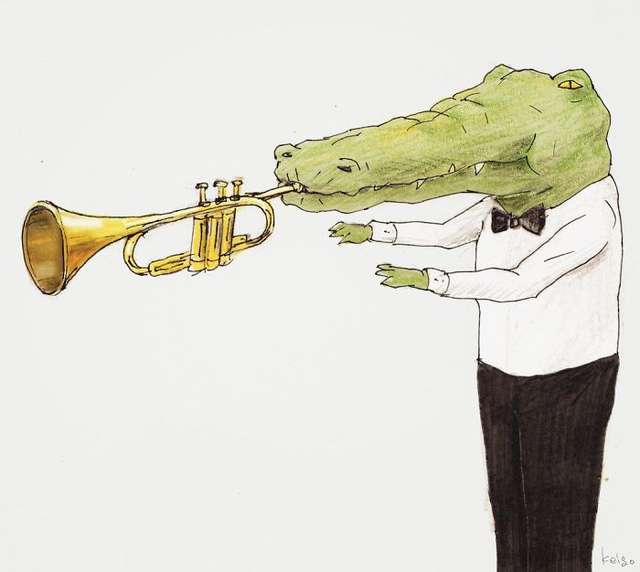 Проблеми крокодилів у кумедних малюнках - фото 271315