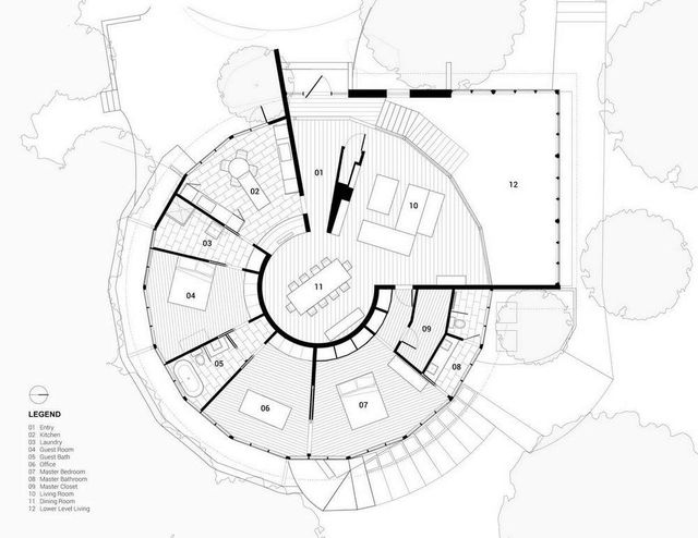 Так виглядає незвичайний круглий будинок у США- фото 273437