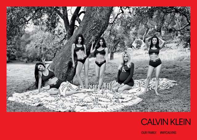 Сімейство Кардашян роздяглися для зйомки Calvin Klein - фото 267281