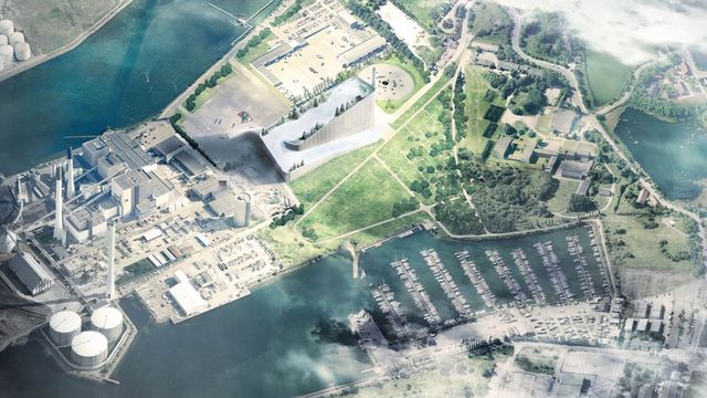 На даху електростанції в Копенгагені відкриють лижну трасу - фото 268757