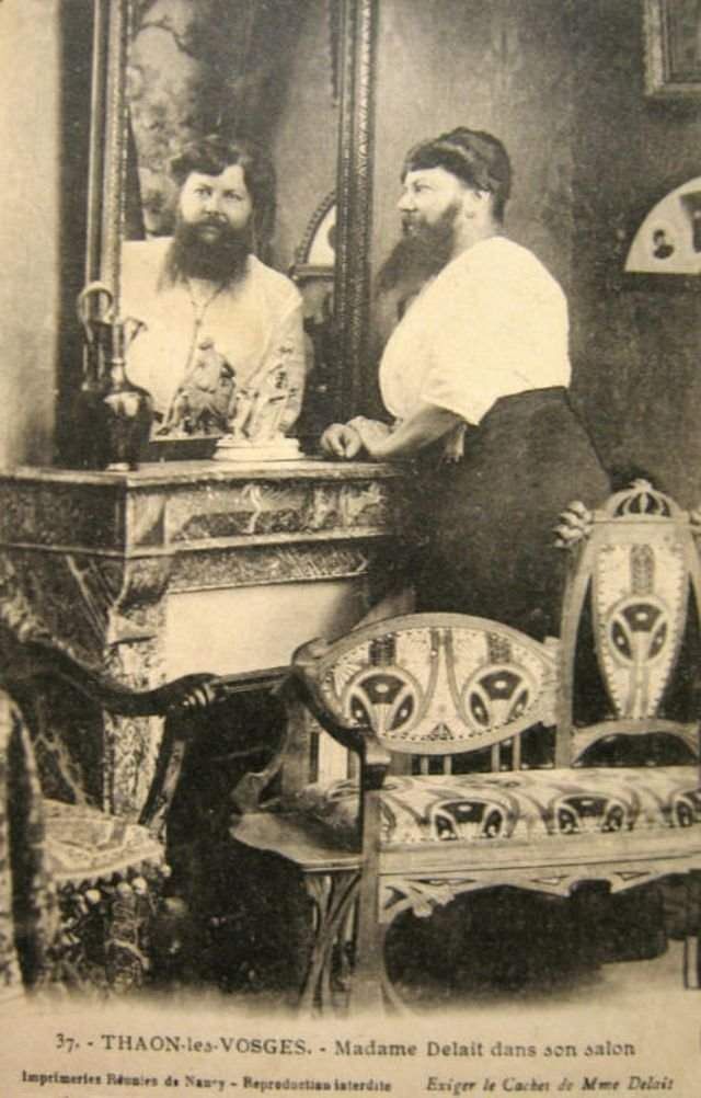 Так виглядала найвідоміша в історії бородата жінка - фото 268452