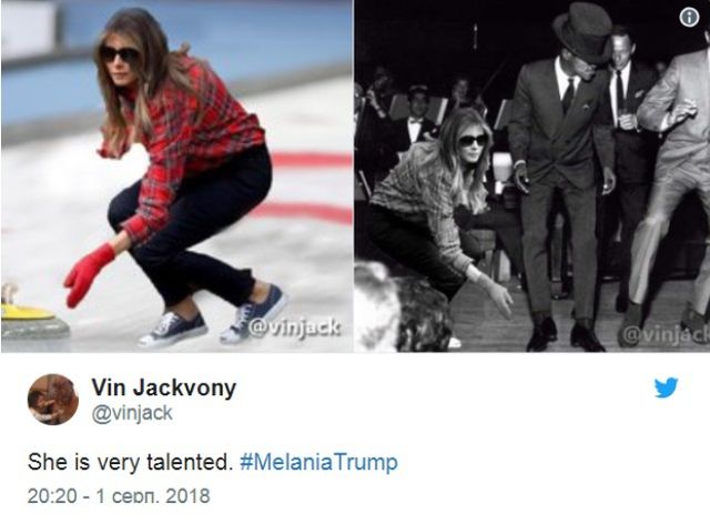 Фото Меланії Трамп стало мемом у мережі- фото 267326