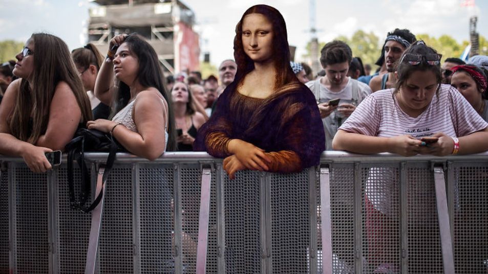 Герої знаменитих картин на музичному фестивалі Sziget: кумедні колажі