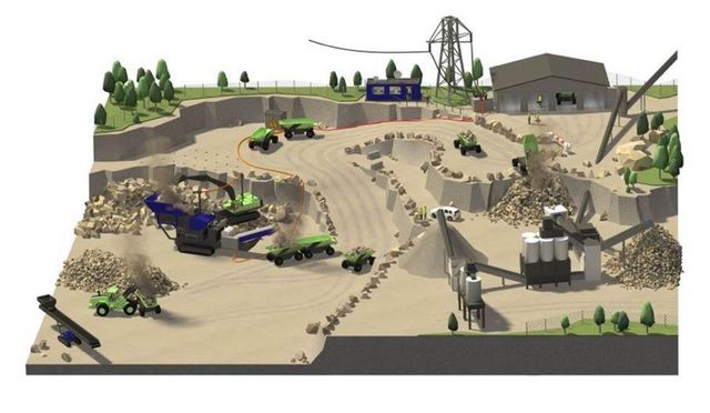 Volvo почала випробування безпілотних самоскидів - фото 273366