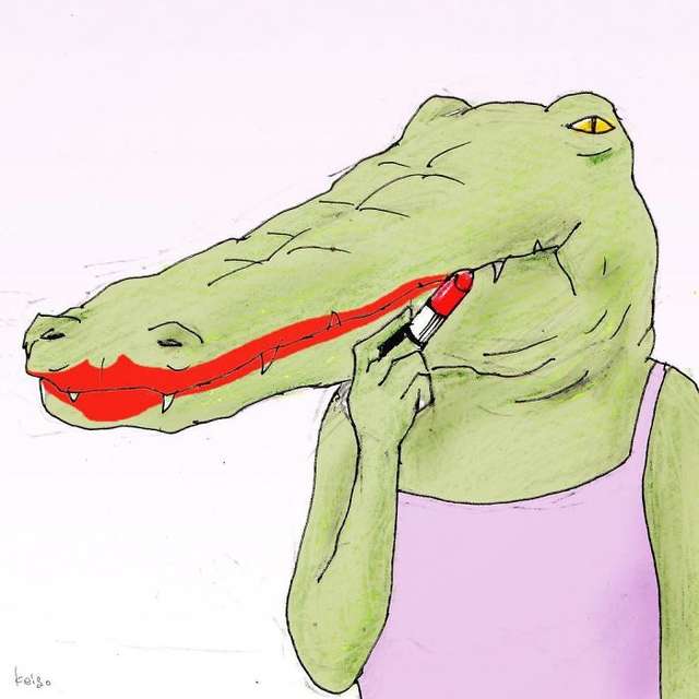 Проблеми крокодилів у кумедних малюнках - фото 271319