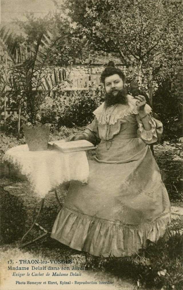 Так виглядала найвідоміша в історії бородата жінка - фото 268443